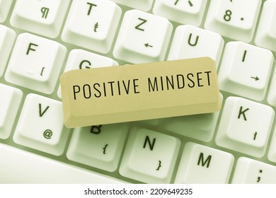 Text Showing Inspiration Positive Mindsetmental And Emotional Attitude That Focuses On Bright Side. Business Concept Mental And Emotional Attitude That Focuses On Bright Side