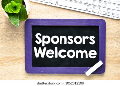 Text Sponsors Welcome On Blackboard