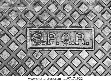 Text: S.P.Q.R meaning 