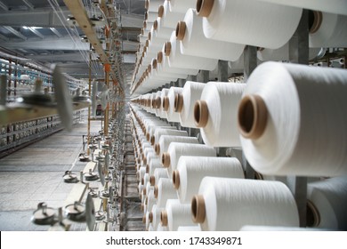 textile coils and rope, textile machine - Powered by Shutterstock