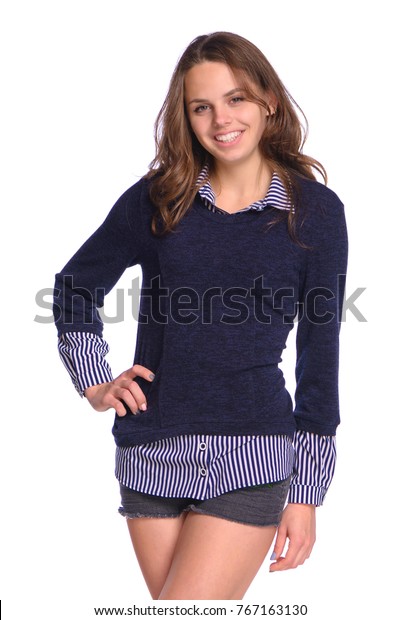 fashionable teenage girl clothing