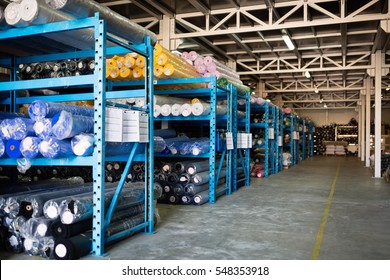Textile Warehouse Storing Industry Materials
