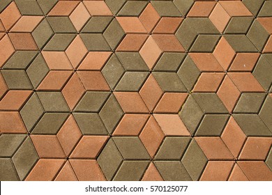 Wooden Cube Background Wall Wooden Blocks Stock Photo 1193567383