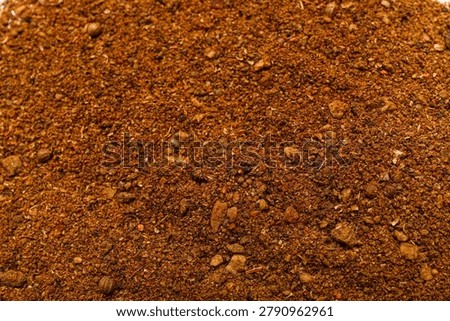 Texture of aromatic spice as background, closeup