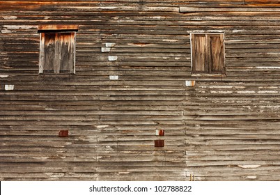 Texture Of Asian Style Old Wood House Wall