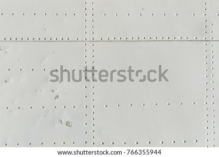 Texture of aviation rivets