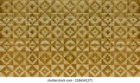 texture background of bamboo basketry,bamboo weave pattern,woven pattern of bamboo - Shutterstock ID 2186541371