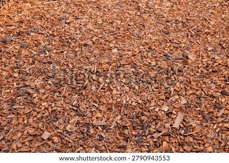 A Texture Background Image of a Woodchip Footpath.