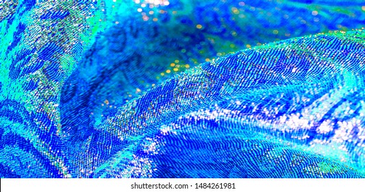 blue brocade texture