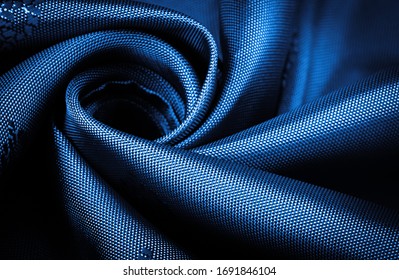 texture, background, pattern, pattern, chocolate, silk fabric, deep blue, glaucous, cerulean, small pattern, drawing, which is a combination of lines, colors, shadows. - Shutterstock ID 1691846104