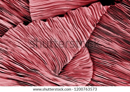 Texture, background, pattern, Cloth silk pleated red. This item is pleated fabric, great for your design, and other creative projects. Wallpaper.