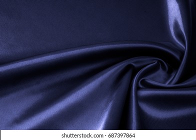 Texture, Background, Pattern. Fabric Silk Color Cobalt, Smalt, Blue Royal.
Blue Silk Satin Hemp Material Fabric Azure Cobalt Sapphire Ravenclaw Royal