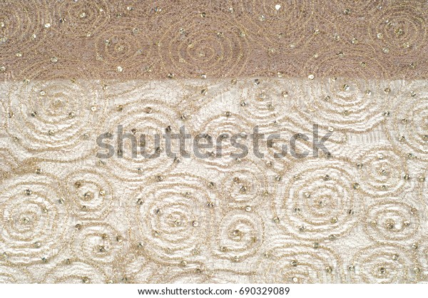 antique gold lace fabric