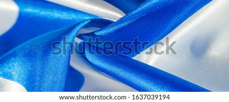 Texture, background, pattern, postcard, silk fabric, blue-white ovals, your projects will not go unnoticed with this fabric, buying this fabric you will be the best