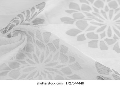 Texture, background, pattern, sensations, white floral. A foulard is a lightweight fabric, either twill or plain-woven, made of silk or a mix of silk and cotton. 