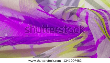 texture background pattern. Silk fabric with colored lace. Yellow blue and gray-blue shades. It is perfect for your design, accents, wallpapers, posters and postcards. Your possibilities are endless