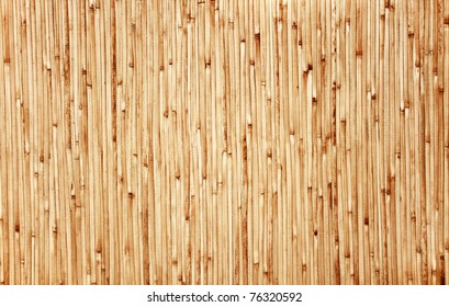 Texture - bamboo mat of brown color