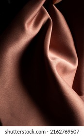 Texture Of Beige Silk Fabric