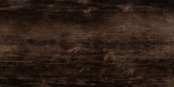 Textura De Madeira Velha Preta E Marrom Escura. Placa Velha Carbonizada E Queimada Com Nós. Close-up De Textura De Placa Queimada Larga, Banner Panorâmico.