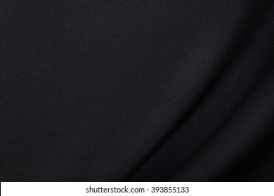 Texture Of Black Fabric As A Background