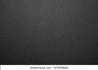 Texture Of Black Matte Plastic.Black And White Matte Background.The Background Is Black Rough Plastic.