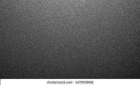 Texture Of Black Matte Plastic.Black And White Matte Background.The Background Is Black Rough Plastic.