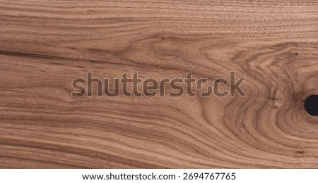 Texture of black walnut solid board untreated