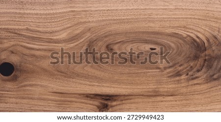 Texture of black walnut solid board untreated