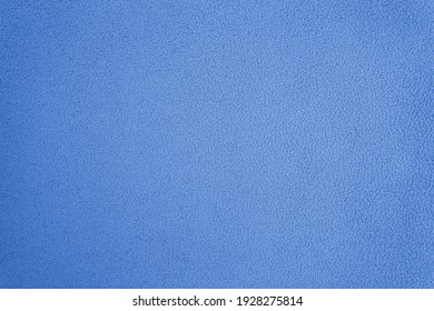 texture of blue non-uniform fleece cotton fabric