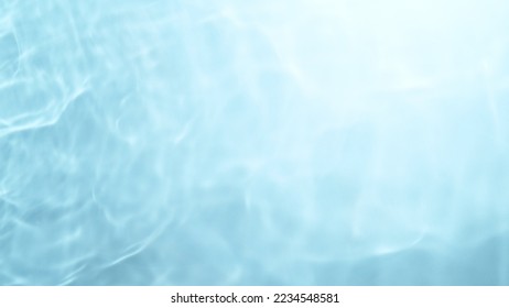 Texture of blue water surface in pool. Abstract backgound with texture.