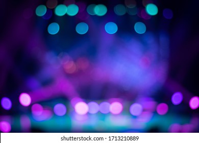 Texture blur and defocus, background for design. Stage light at a concert show.