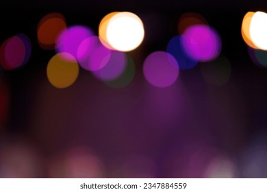 Texture blur and defocus, background for design. Stage light at a concert show. - Shutterstock ID 2347884559