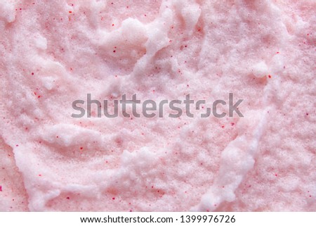 Texture of body scrub, closeup