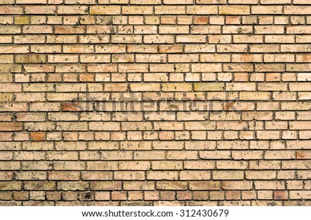Texture of brown brick wall