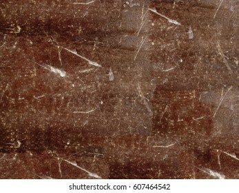 The Texture Of Brown Distressed Leather