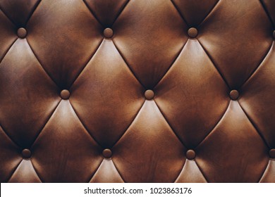 Texture Of Brown Leather Pattern