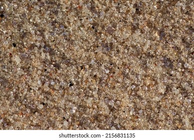 Texture Of Brown Sand Close Up