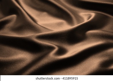 Texture Brown Satin, Silk Background