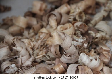 Texture of a building wood shavings