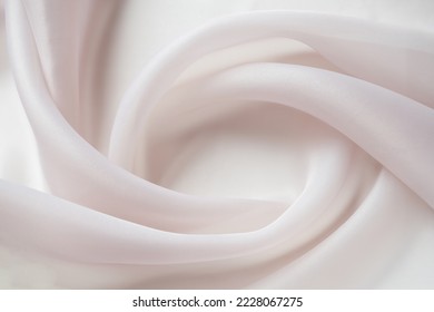 Texture chiffon fabric in pink color for backgrounds. silk fabric. selective focus - Powered by Shutterstock