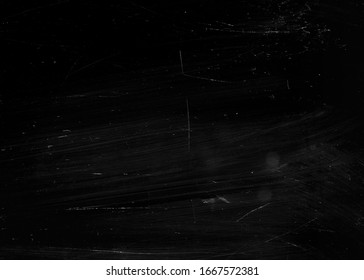 Texture Of Chips, Scuffs, Dirt On Black Glass