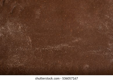 Texture of chocolate pastry for cookies.