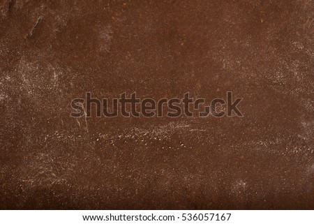 Texture of chocolate pastry for cookies.
