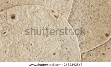 Texture of circle pita. Close up