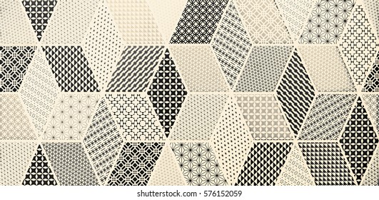 texture of the classic tile, abstract pattern