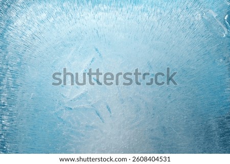 Texture of clear ice as background, closeup