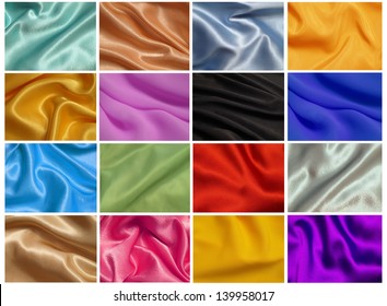 Texture color silk