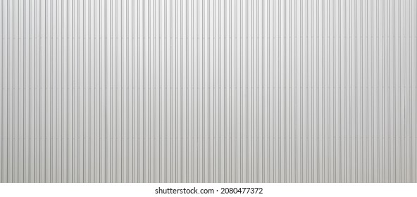 Texture Of A Corrugated Sheet Metal Aluminum Facade