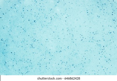 Texture cosmetic gel for face and body sea, blue. Selective focus.
