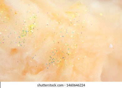 Texture Of Cotton Candy, Closeup